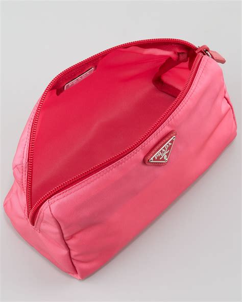 pink prada makeup bag